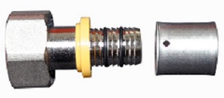 Adaptador Pex Gás 25mm x 3/4" Fêmea - Astra