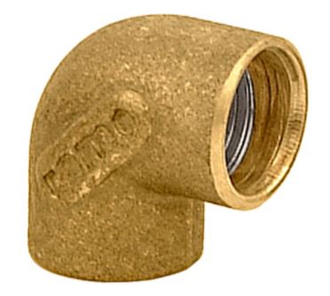 Cotovelo Latão 28 mm soldável