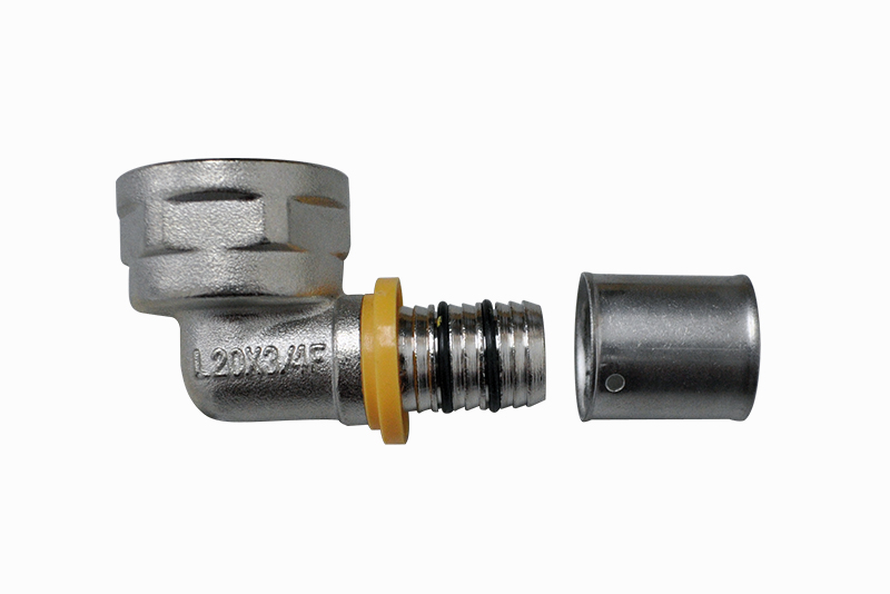 Cotovelo Pex Gás 25mm x 3/4" - Fêmea - Astra